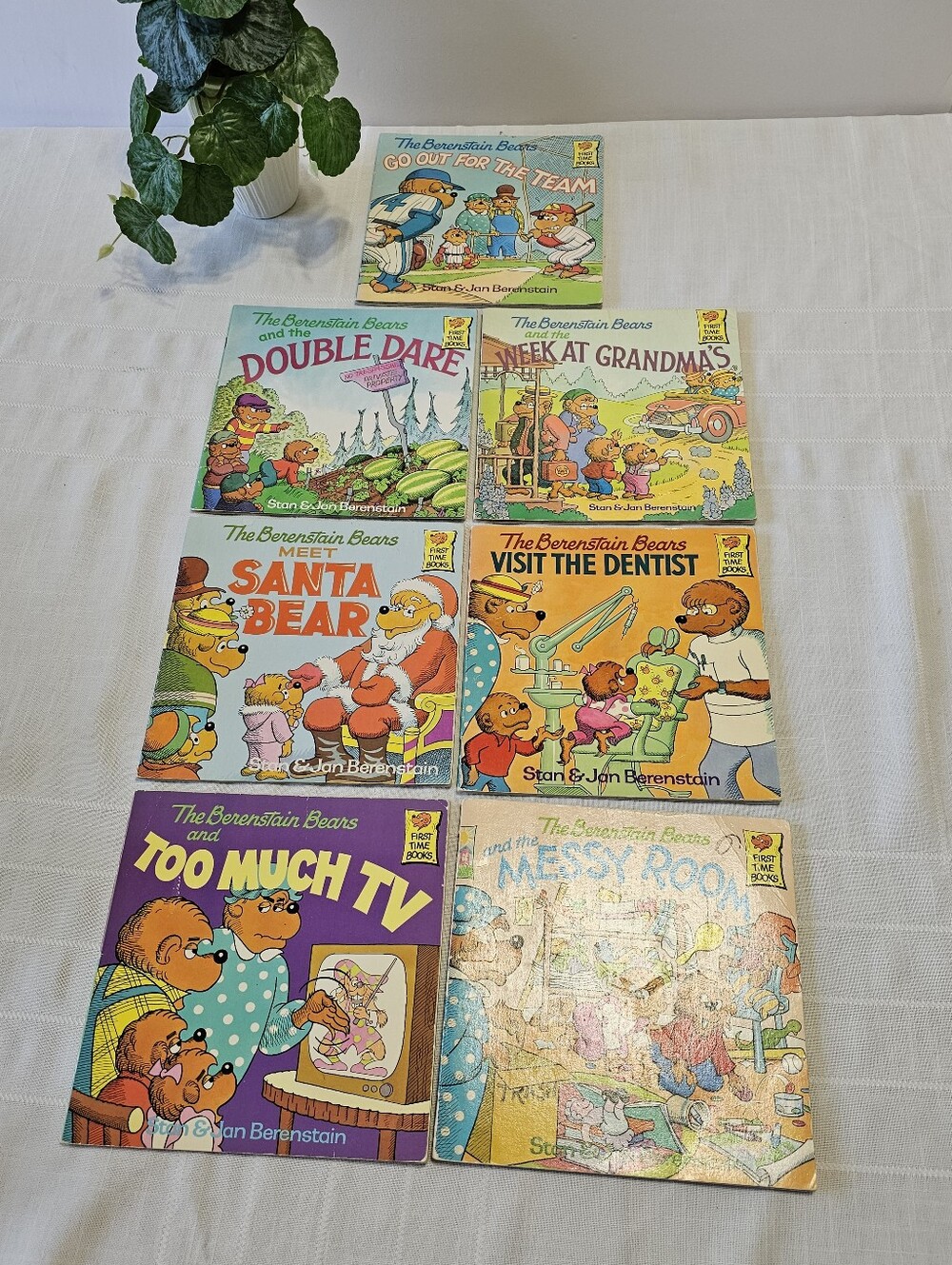 Vintage Berenstain Bears First Time Books Lot of 7 Stan & Jan Berenstain